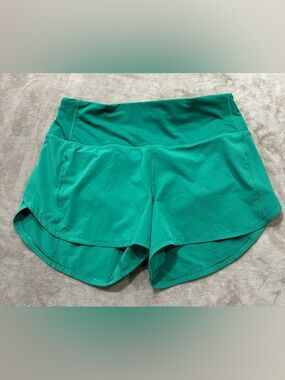 lululemon athletica Teal Green High-Rise Athletic Shorts